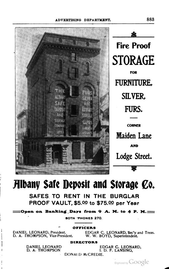 Albany Fire Proof Storage 1907.png