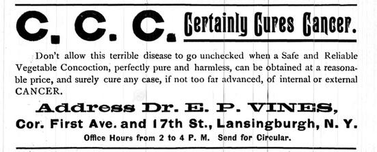 Certainly Cures Cancer 1895.png